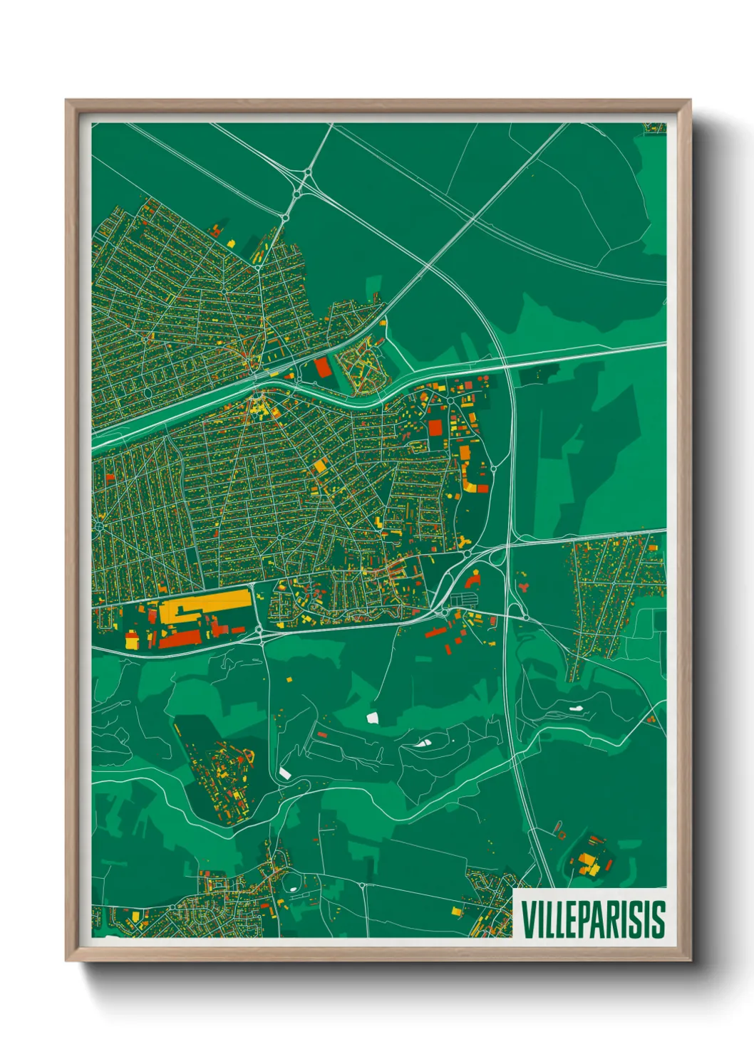 Un poster carteVilleparisis