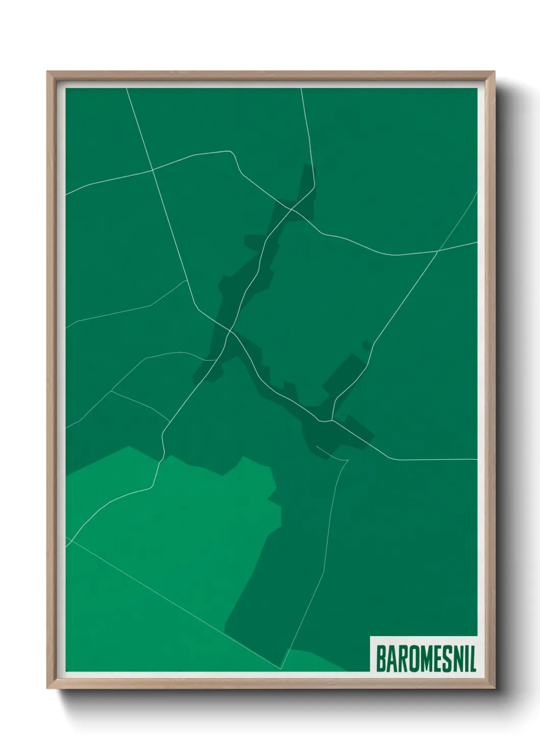 Une affiche de carte sur Baromesnil