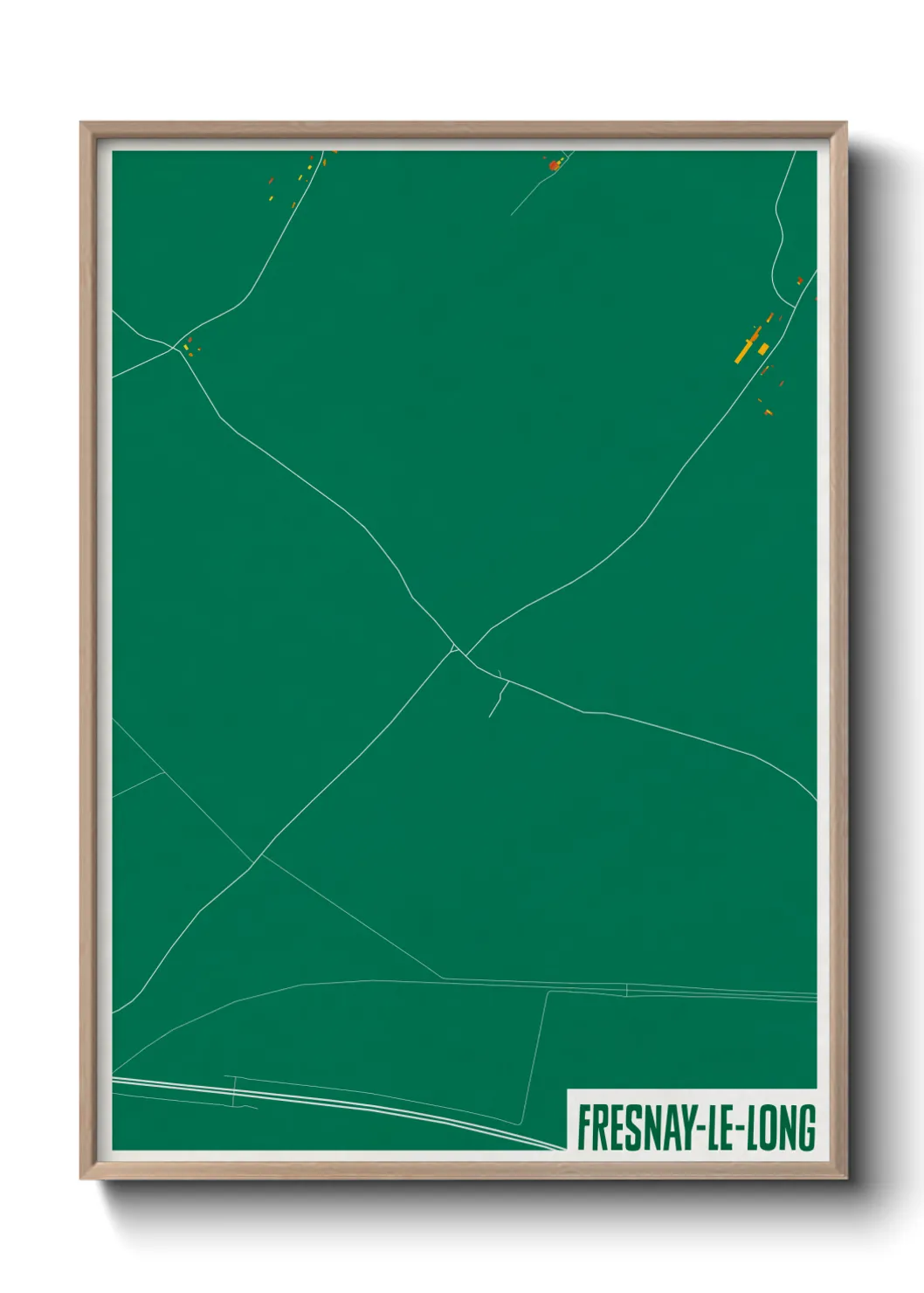 Un poster carteFresnay-le-Long