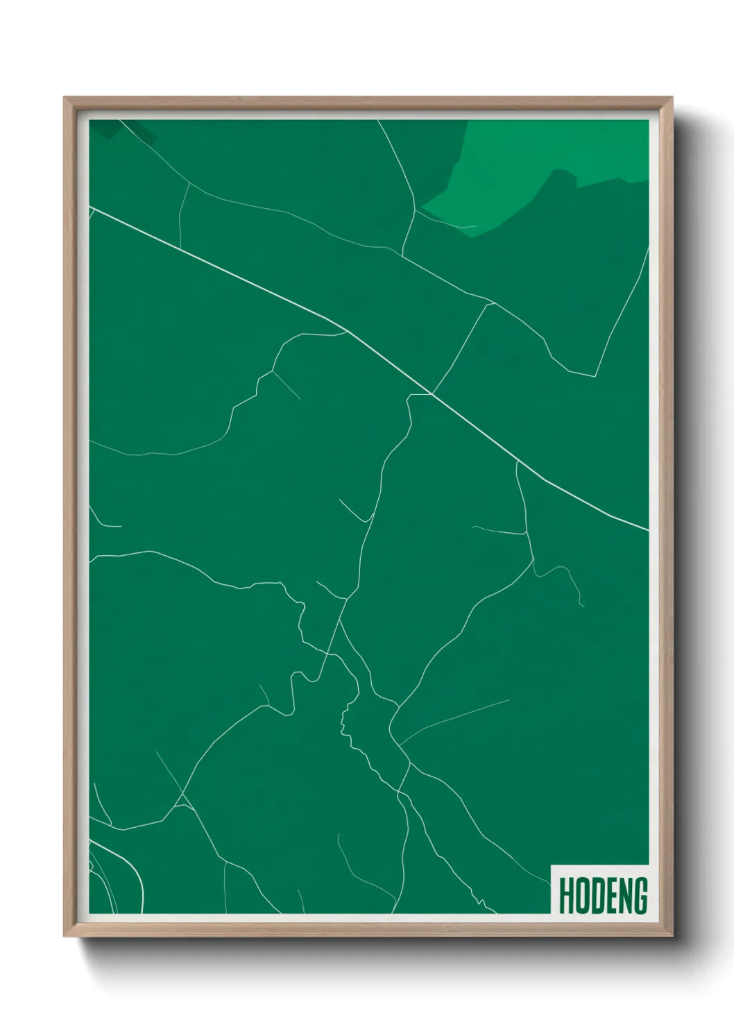 Une affiche de carte sur Hodeng