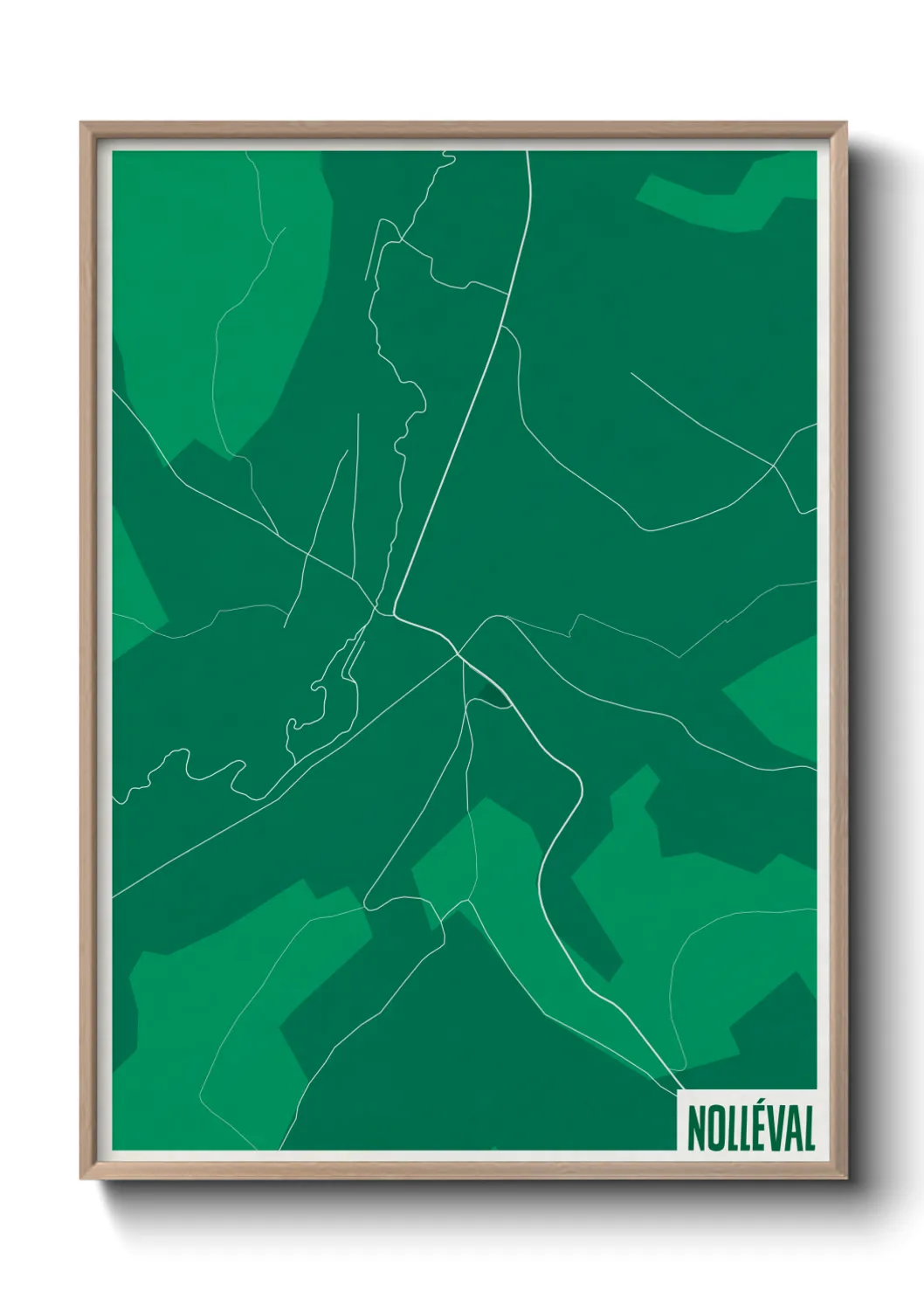 Une affiche de carte sur Nolléval