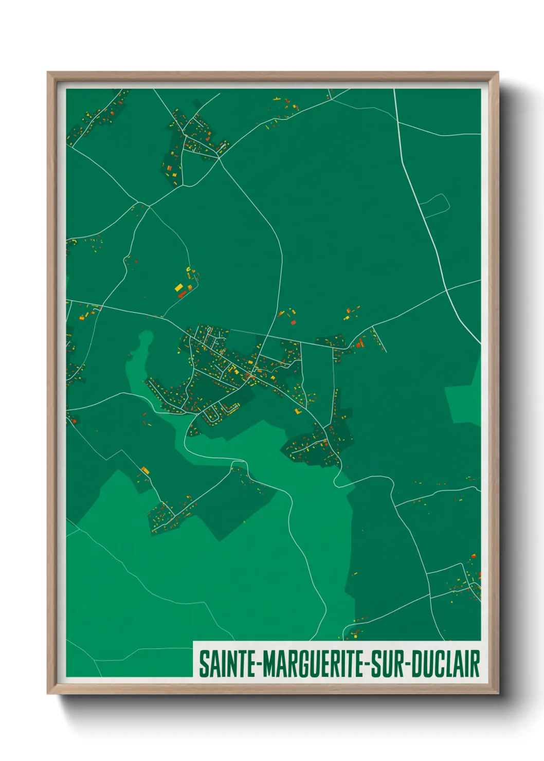 Un poster carteSainte-Marguerite-sur-Duclair