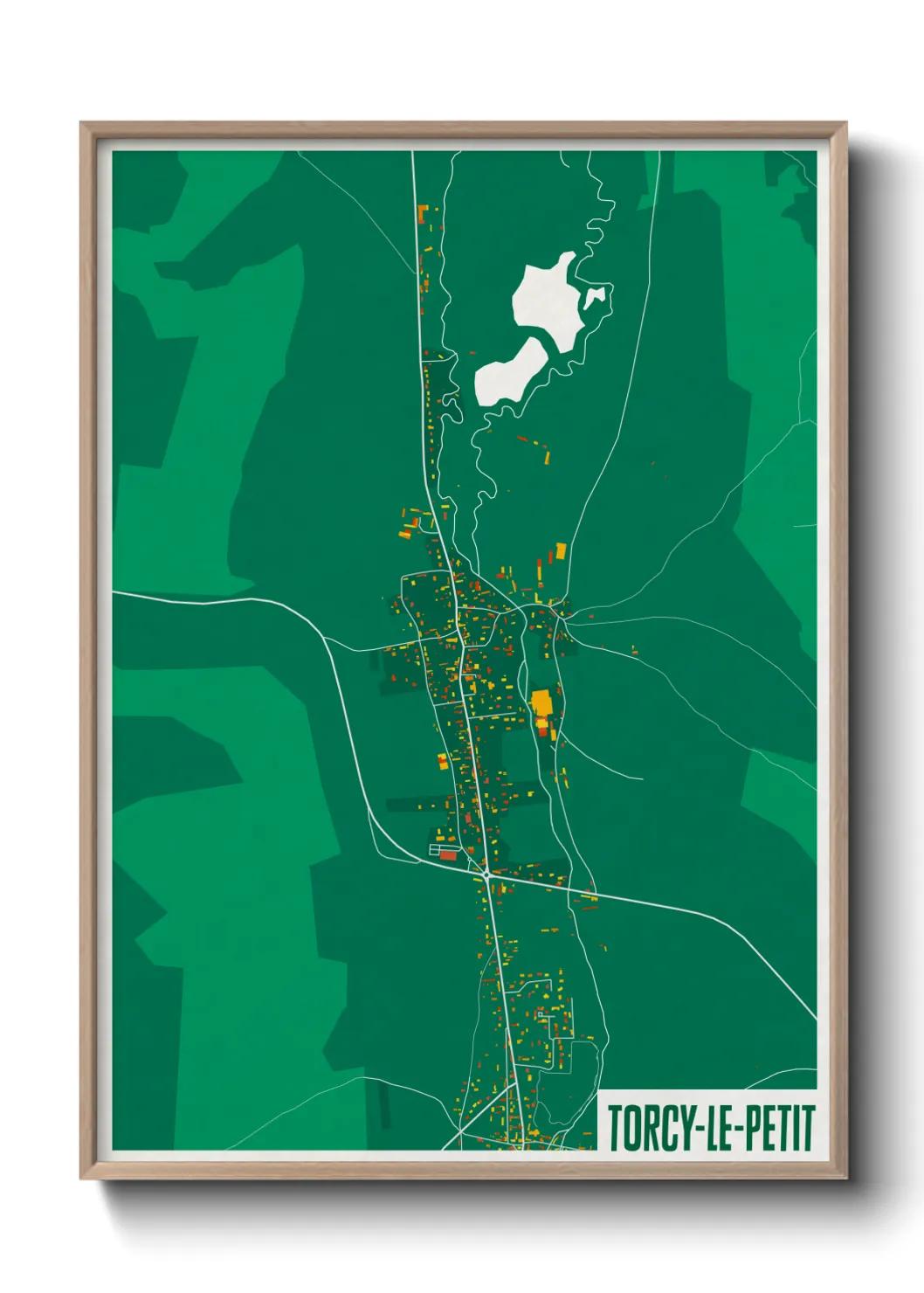 Un poster carteTorcy-le-Petit