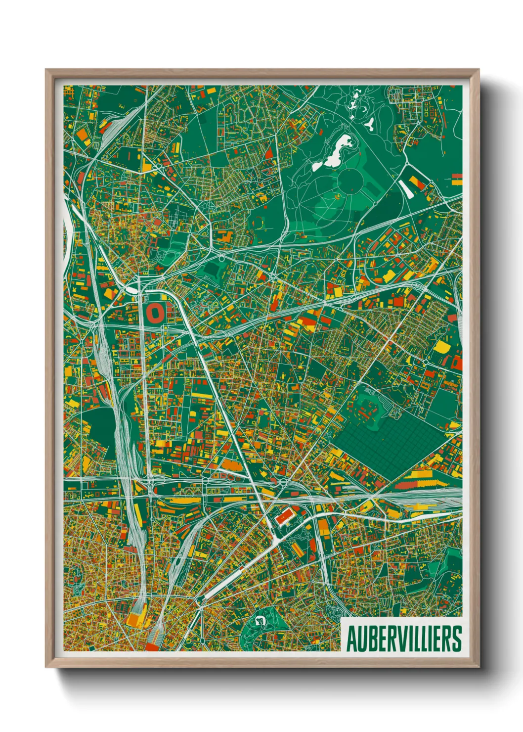 Un poster carteAubervilliers