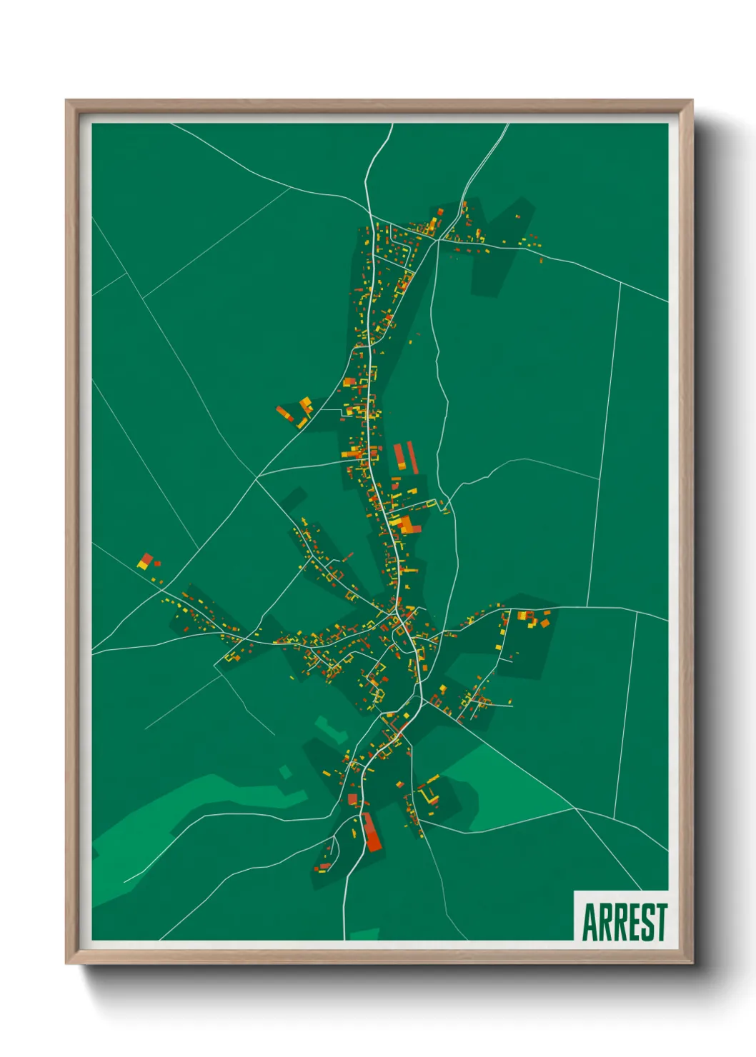 Une affiche de carte sur Arrest