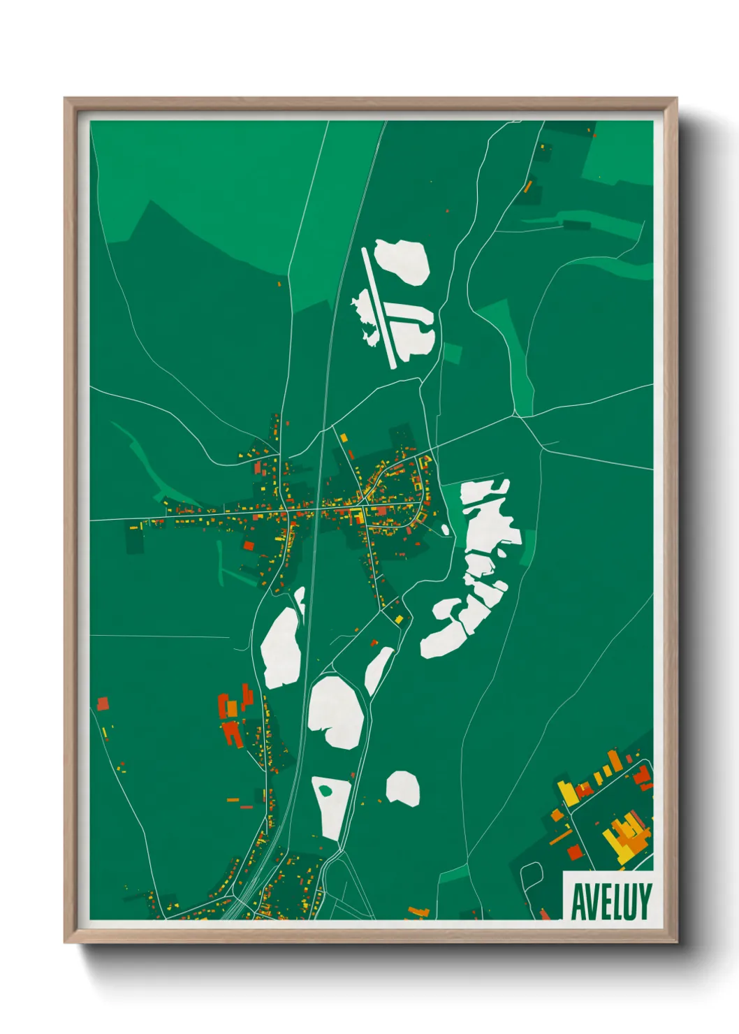 Une affiche de carte sur Aveluy