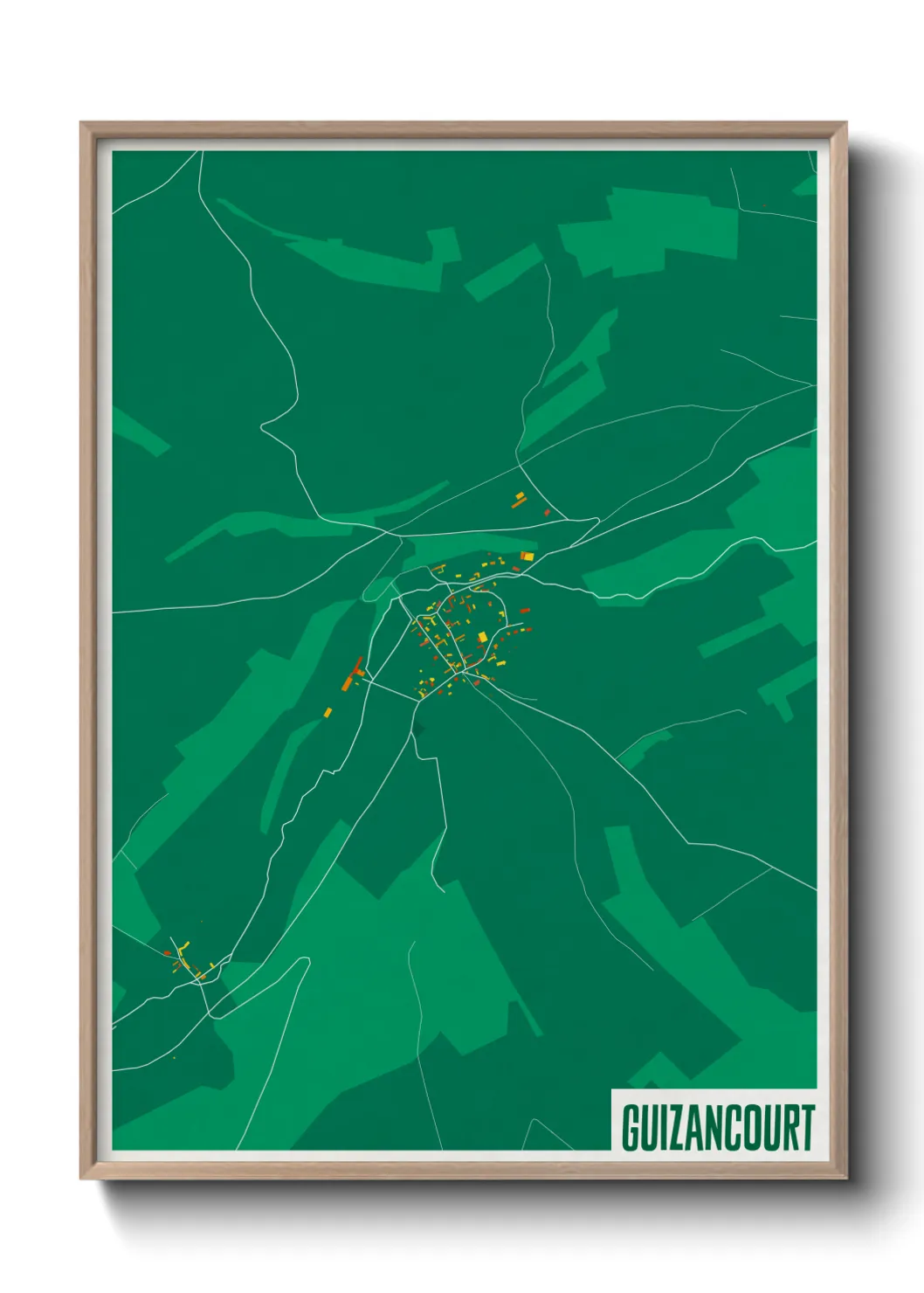 Un poster carteGuizancourt