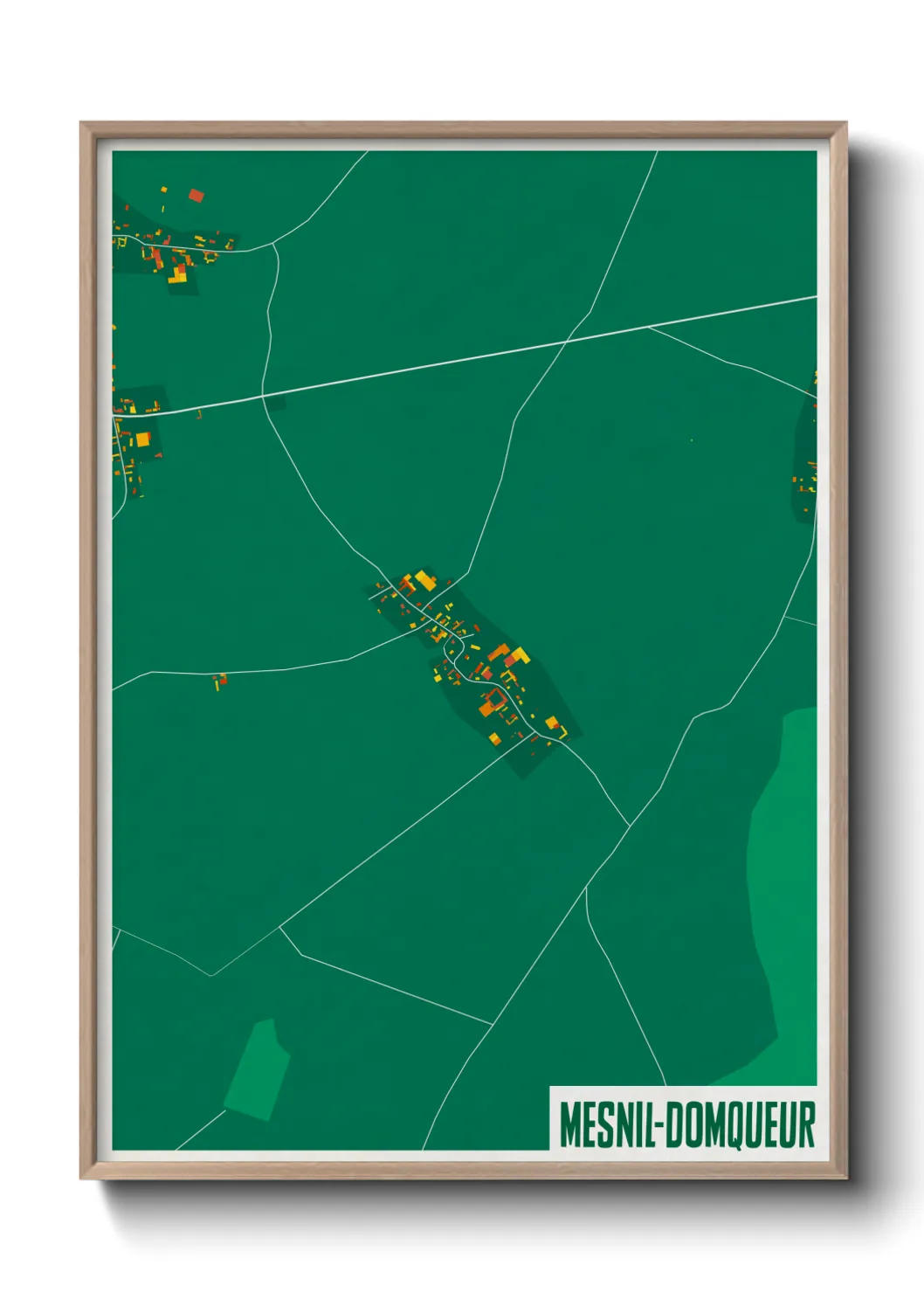 Un poster carteMesnil-Domqueur