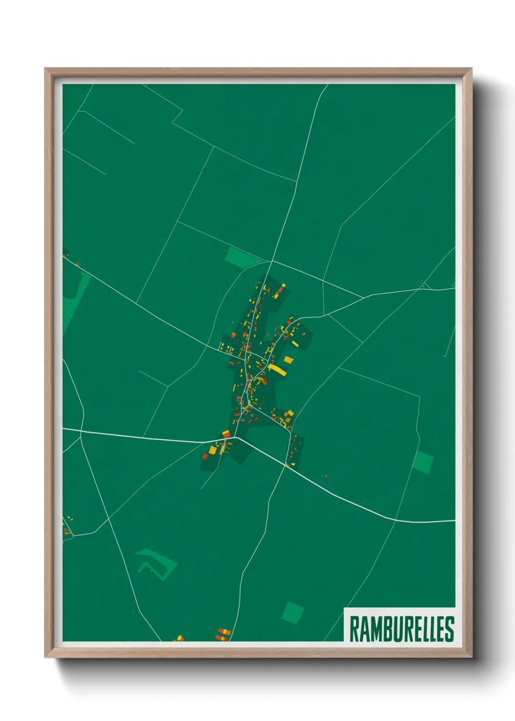 Une affiche de carte sur Ramburelles