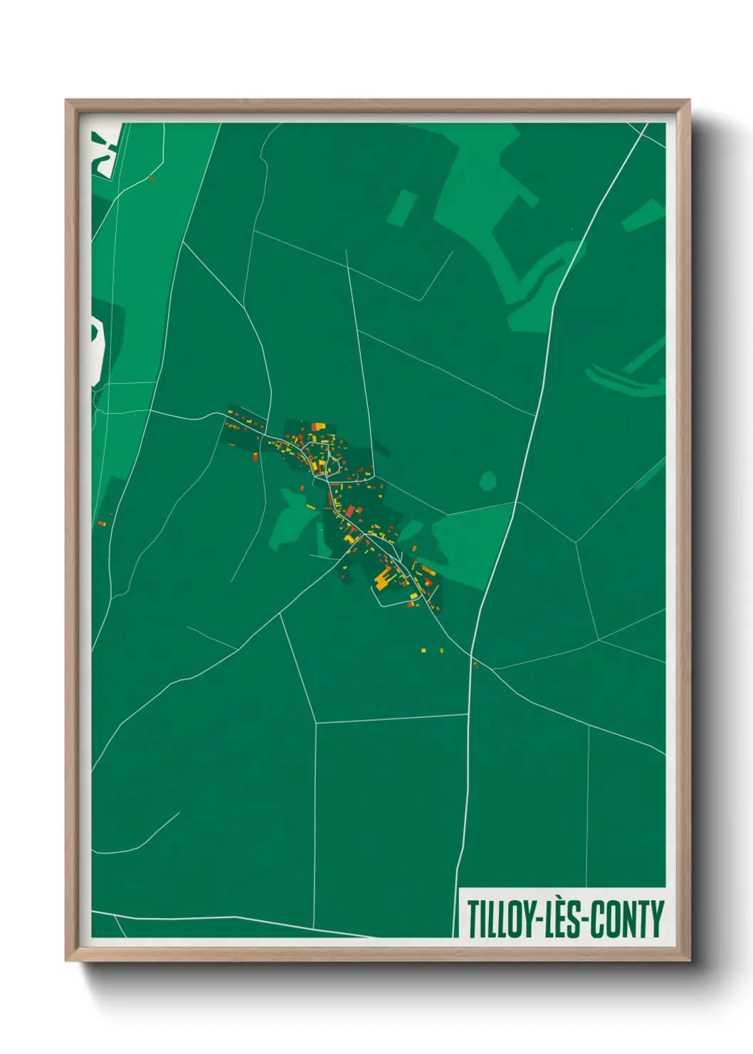 Un poster carteTilloy-lès-Conty