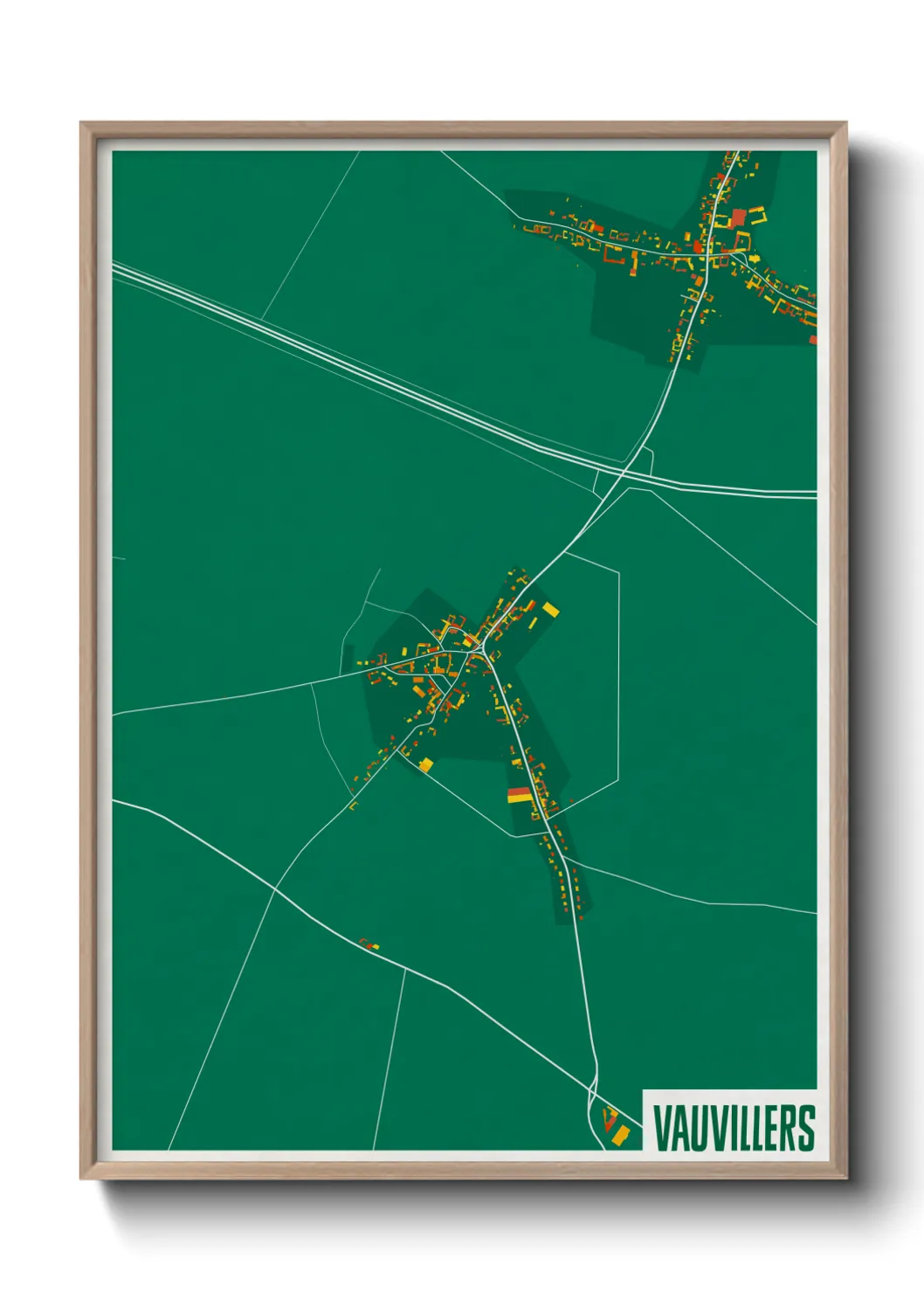 Un poster carteVauvillers