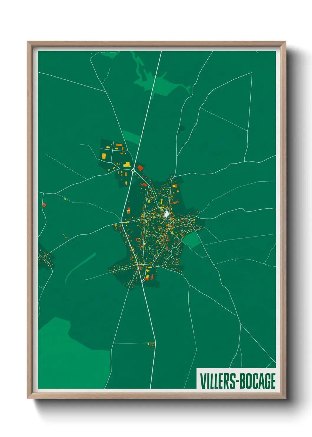 Un poster carteVillers-Bocage