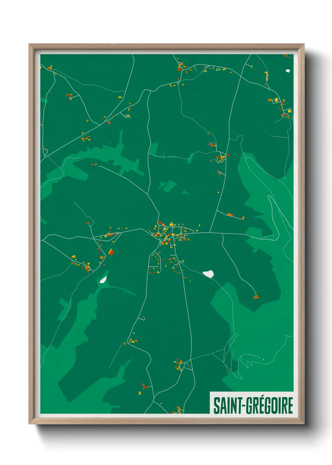 Un poster carteSaint-Grégoire