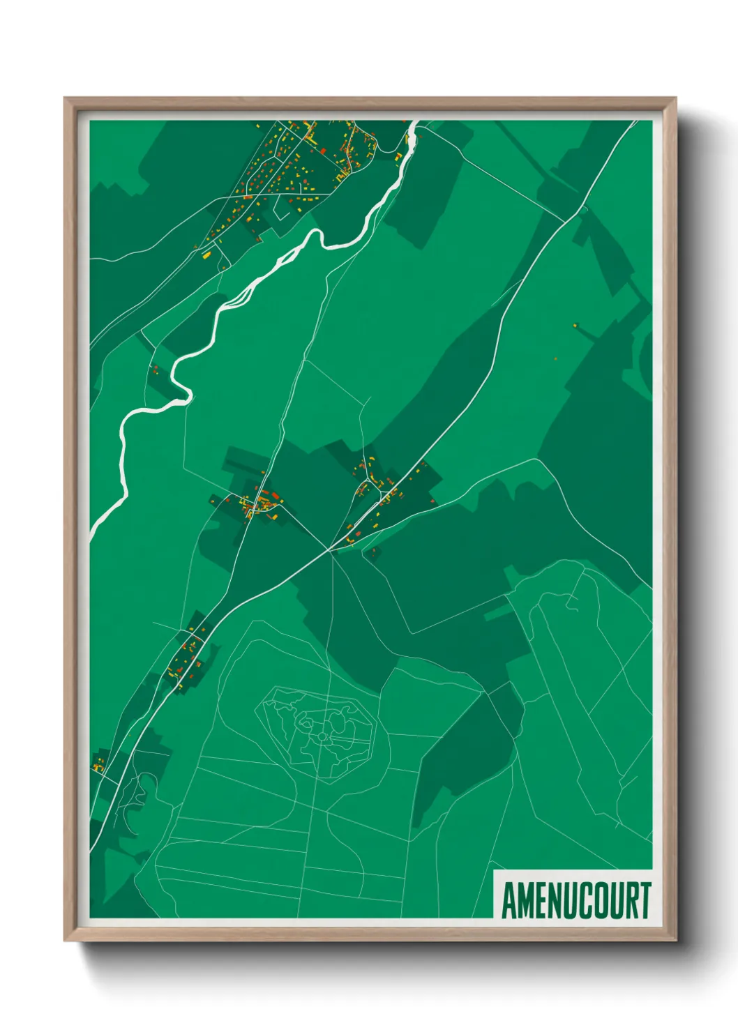 Un poster carteAmenucourt