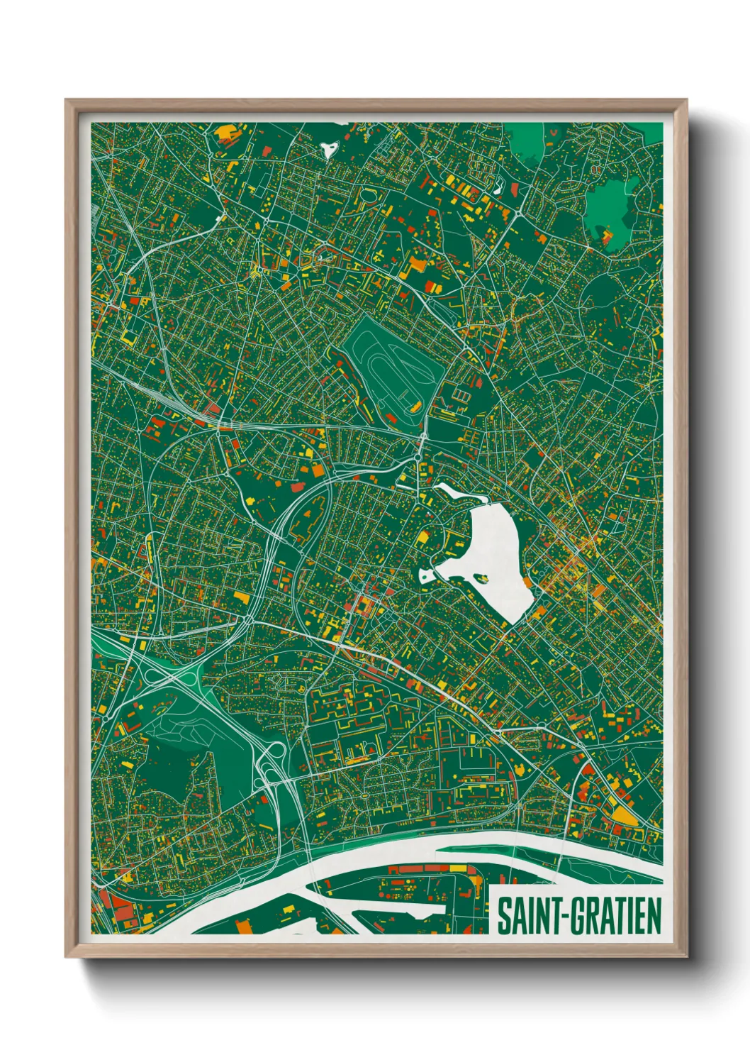 Un poster carteSaint-Gratien