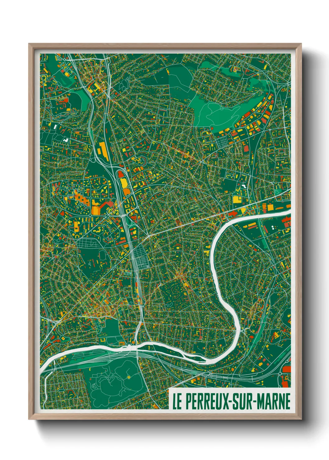 Un poster carteLe Perreux-sur-Marne
