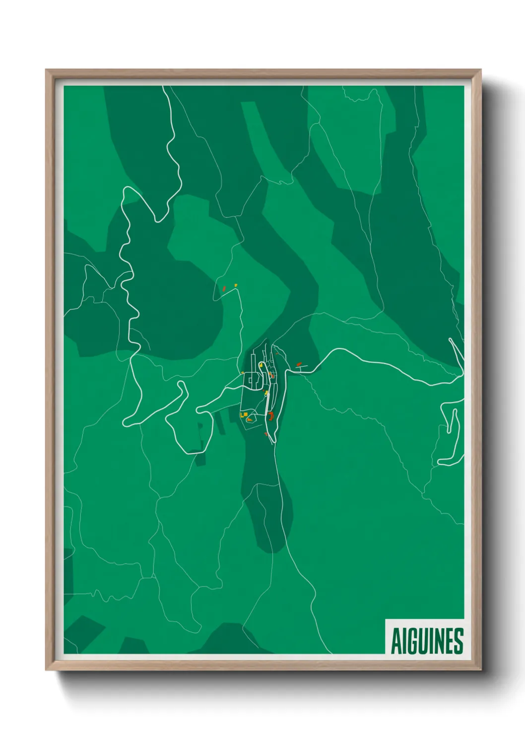 Un poster carteAiguines