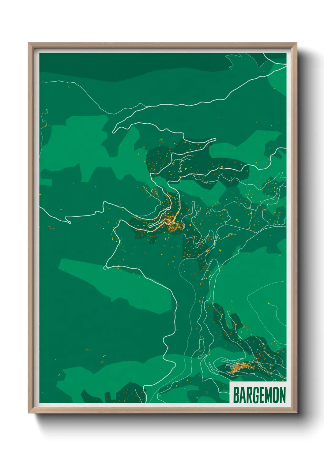 Une affiche de carte sur Bargemon