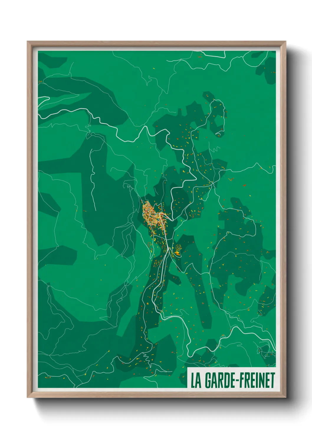 Un poster carteLa Garde-Freinet