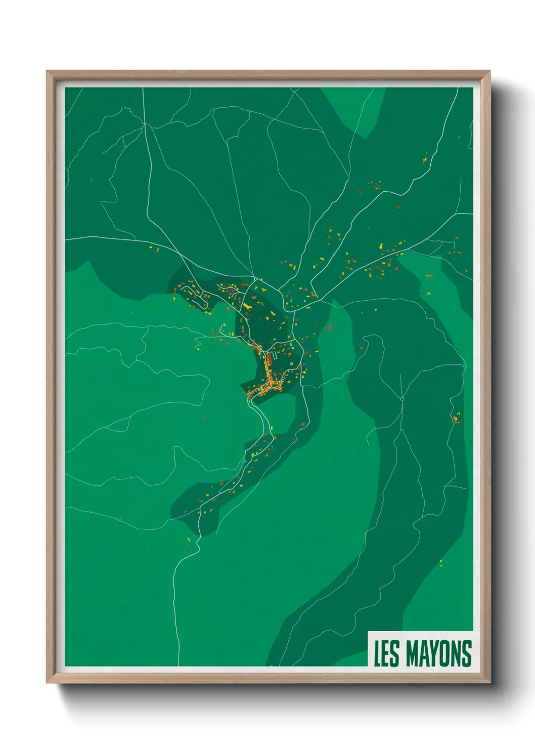 Un poster carteLes Mayons