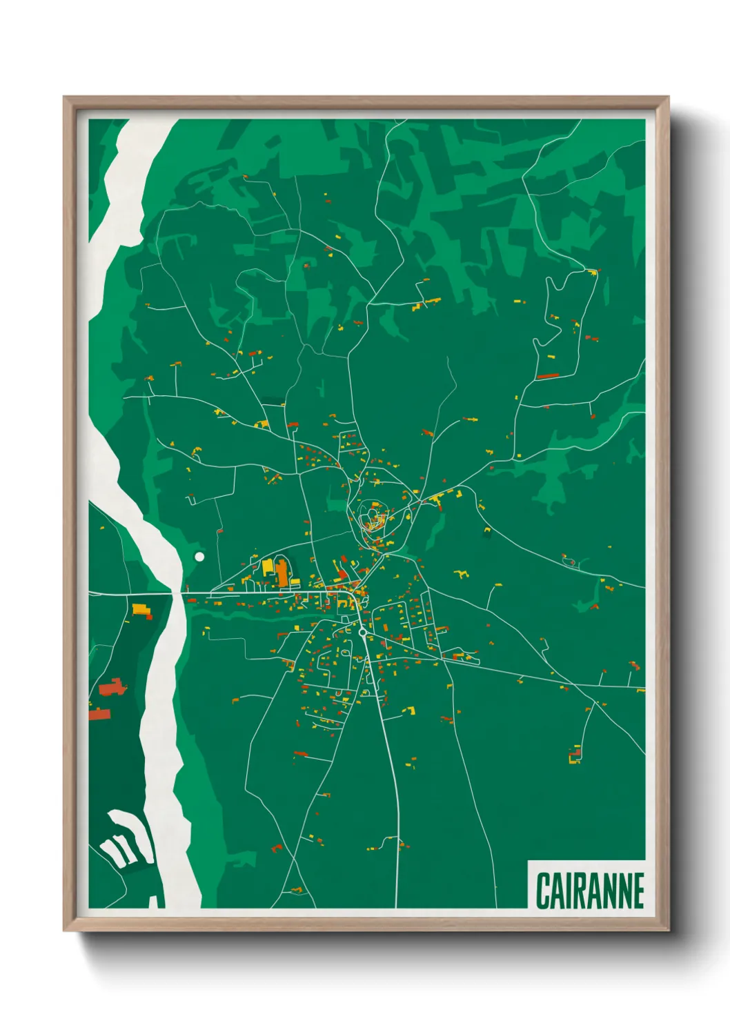 Un poster carteCairanne