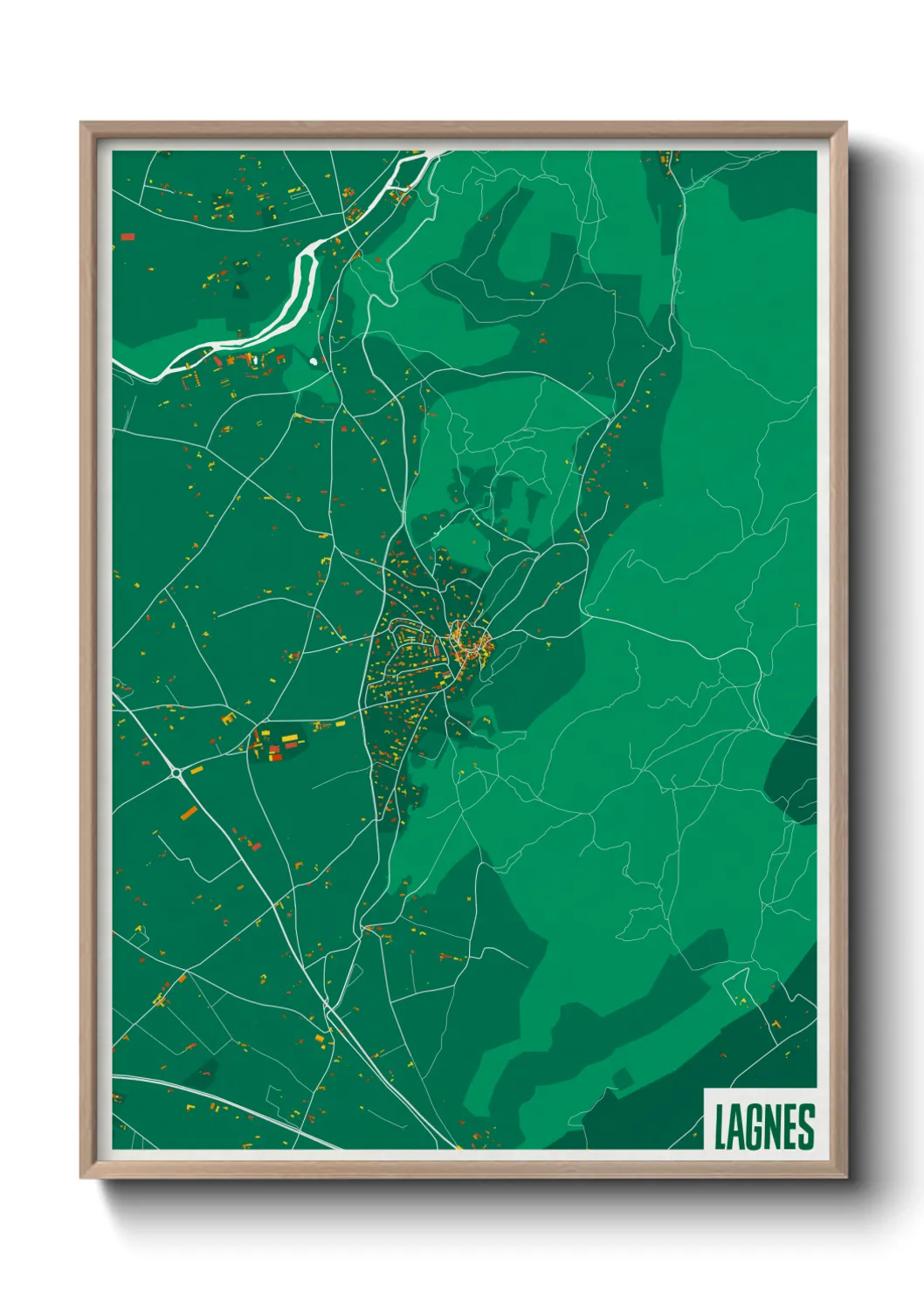 Un poster carteLagnes