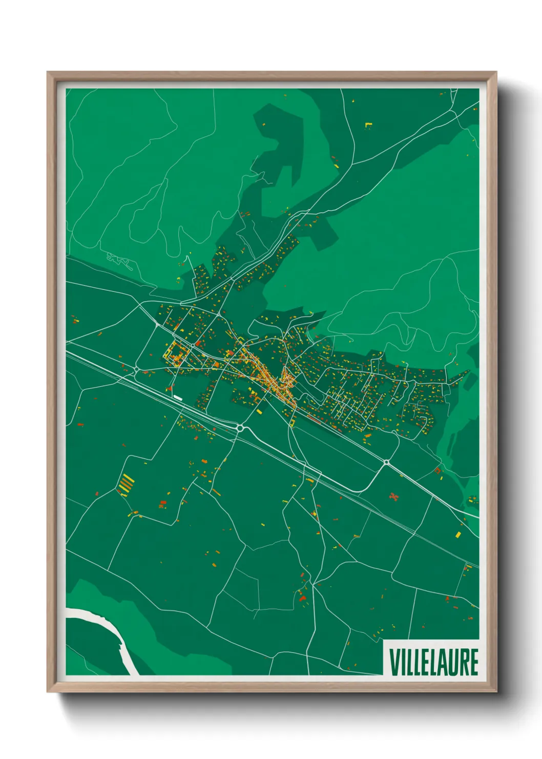 Un poster carteVillelaure