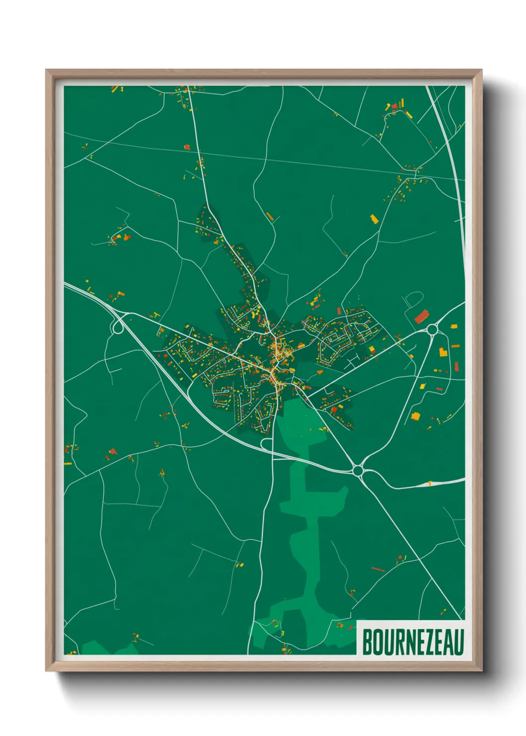 Un poster carteBournezeau