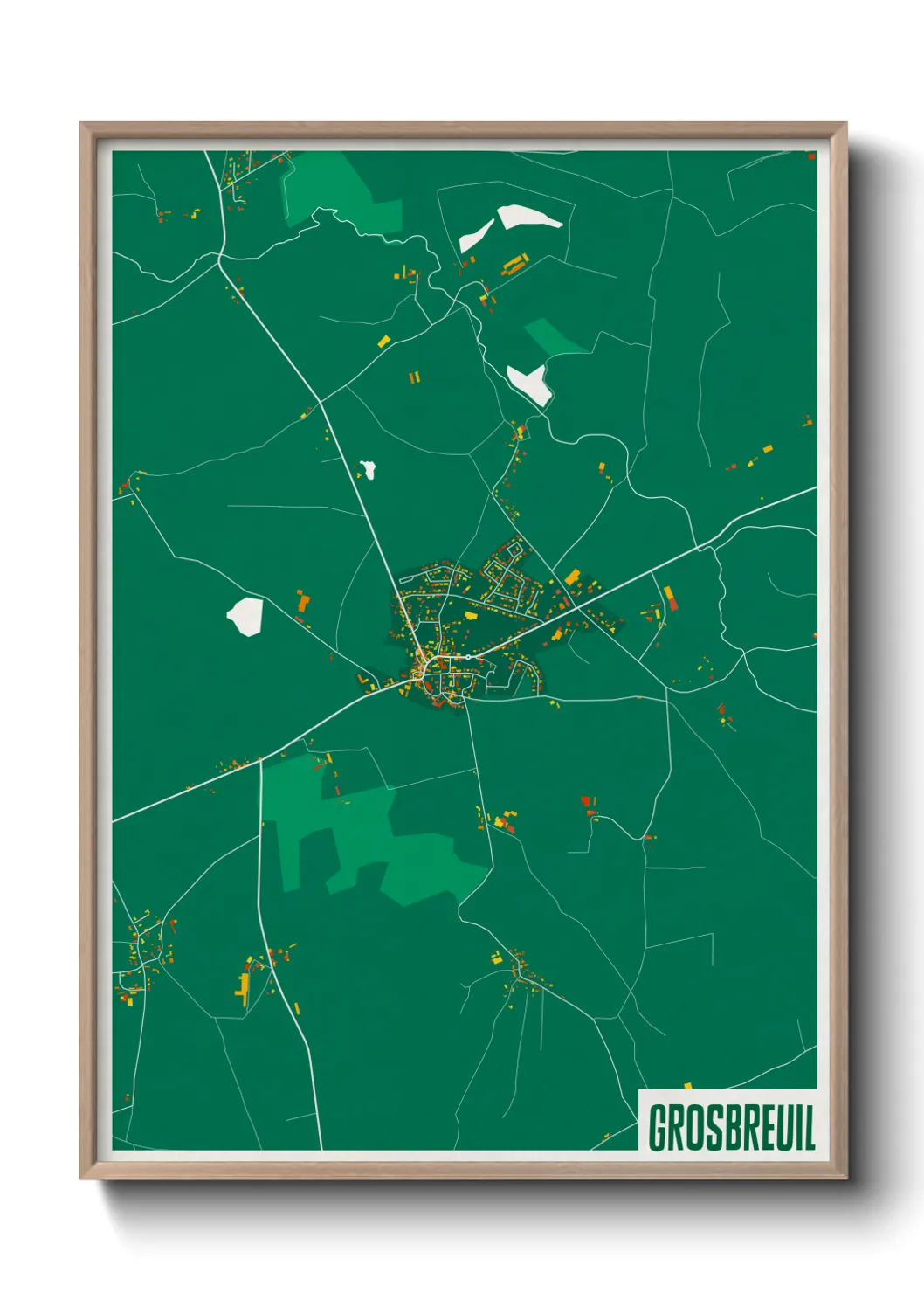 Un poster carteGrosbreuil