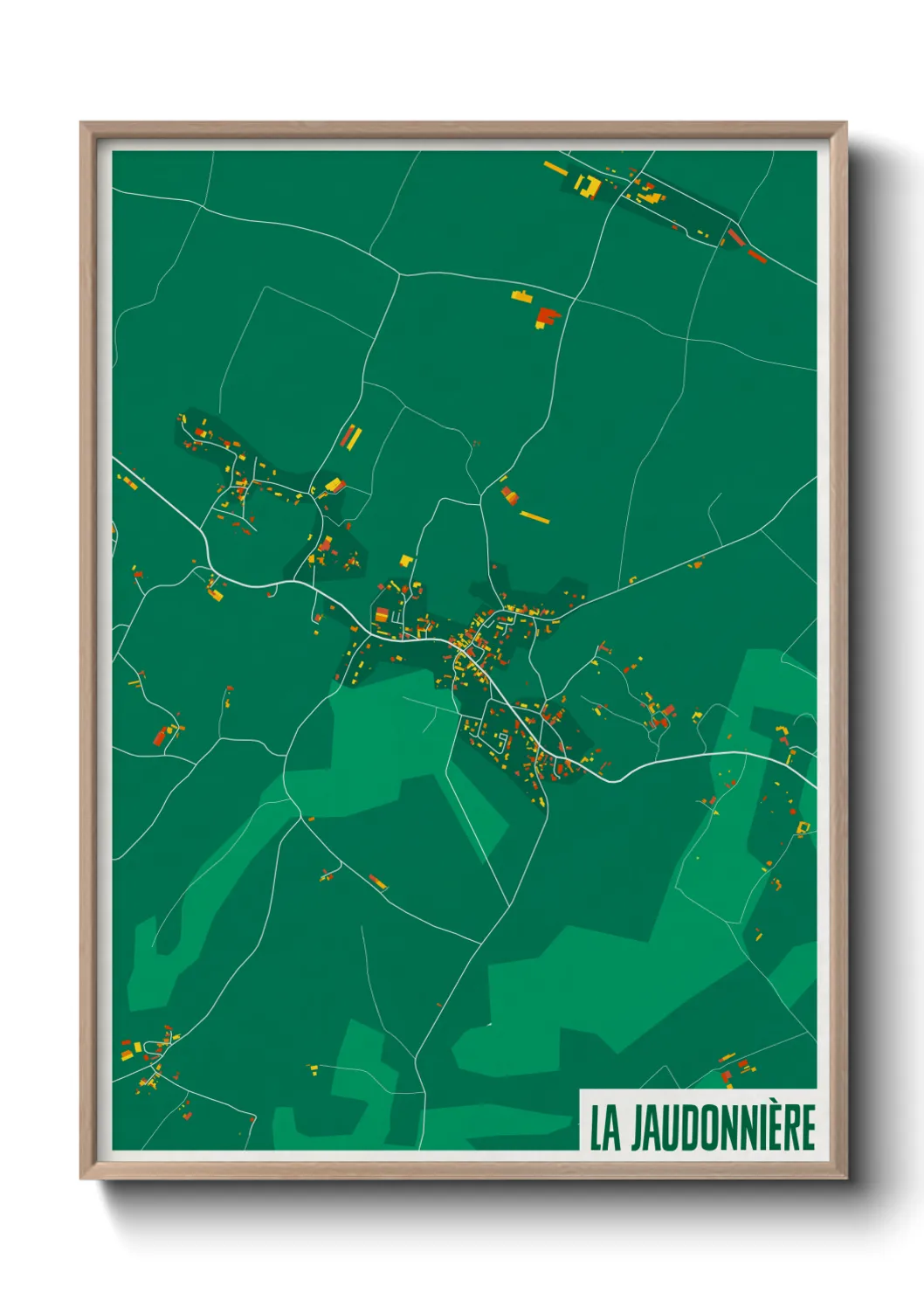 Un poster carteLa Jaudonnière