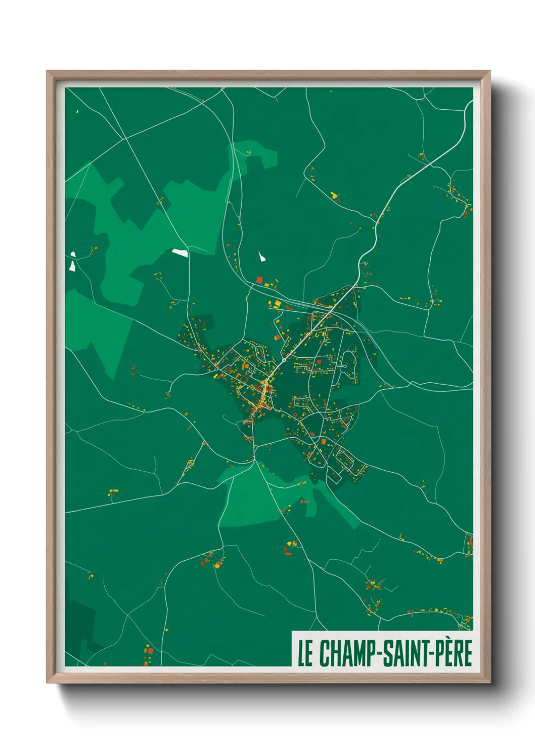 Un poster carteLe Champ-Saint-Père