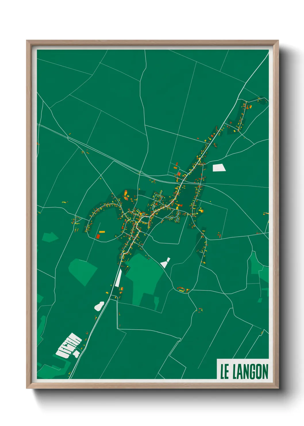 Un poster carteLe Langon