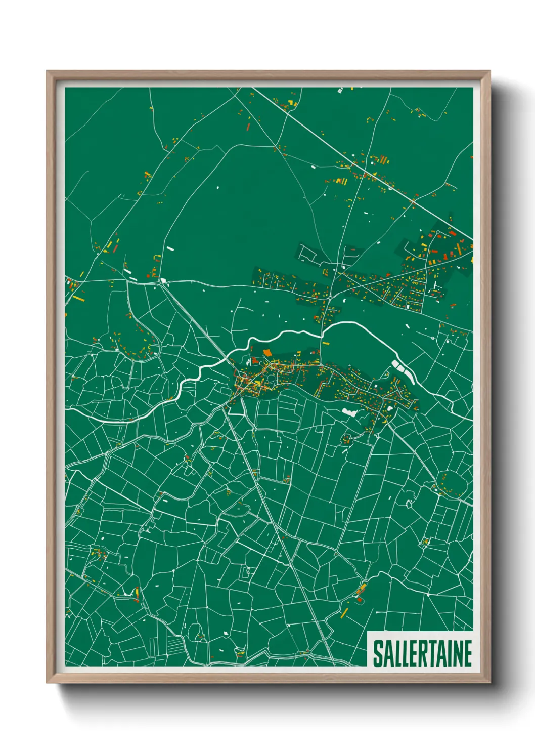 Un poster carteSallertaine