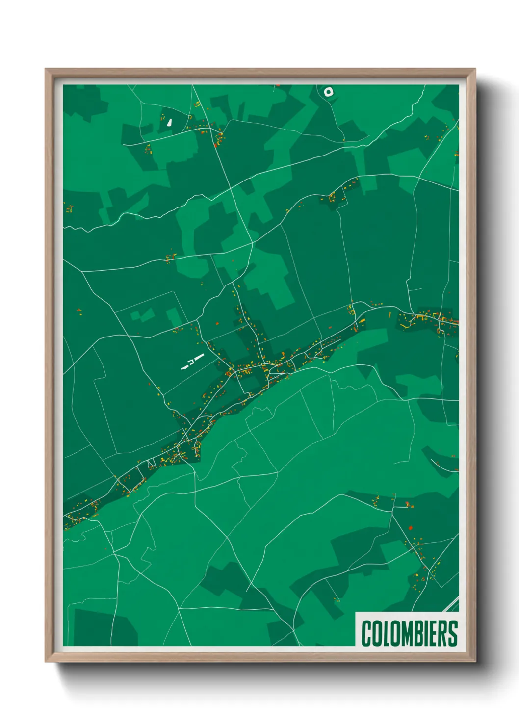 Un poster carteColombiers