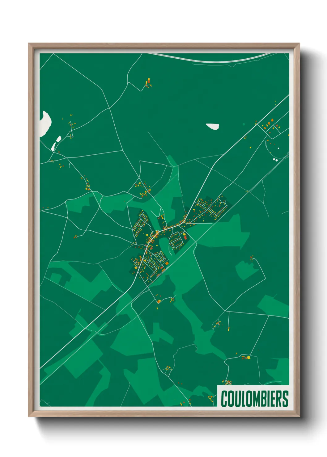 Un poster carteCoulombiers