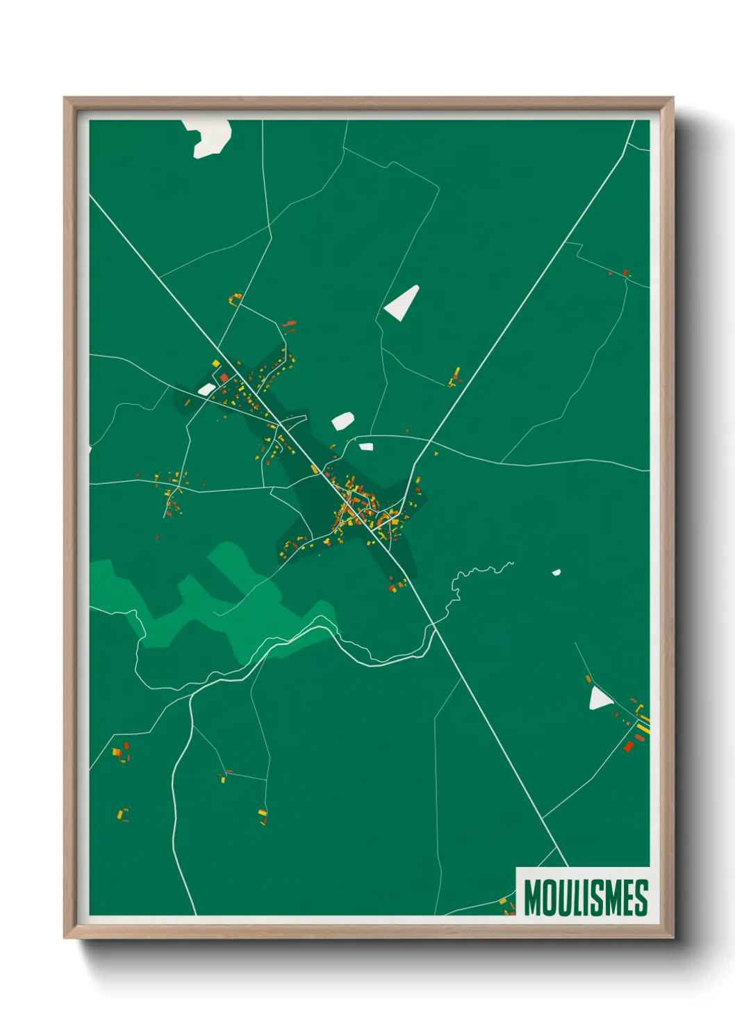Une affiche de carte sur Moulismes
