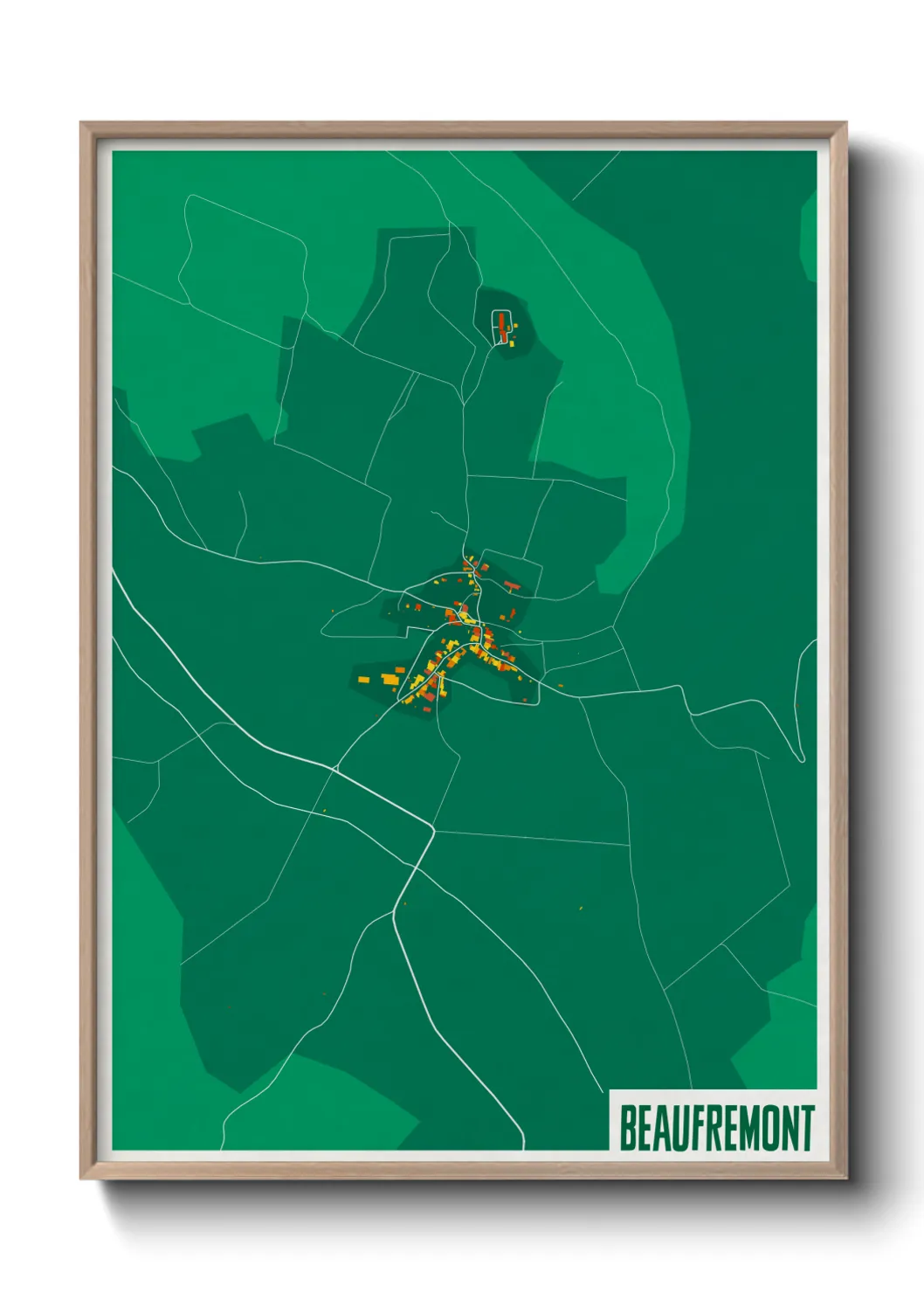 Un poster carteBeaufremont