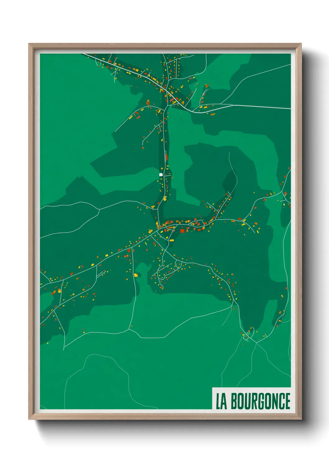 Un poster carteLa Bourgonce