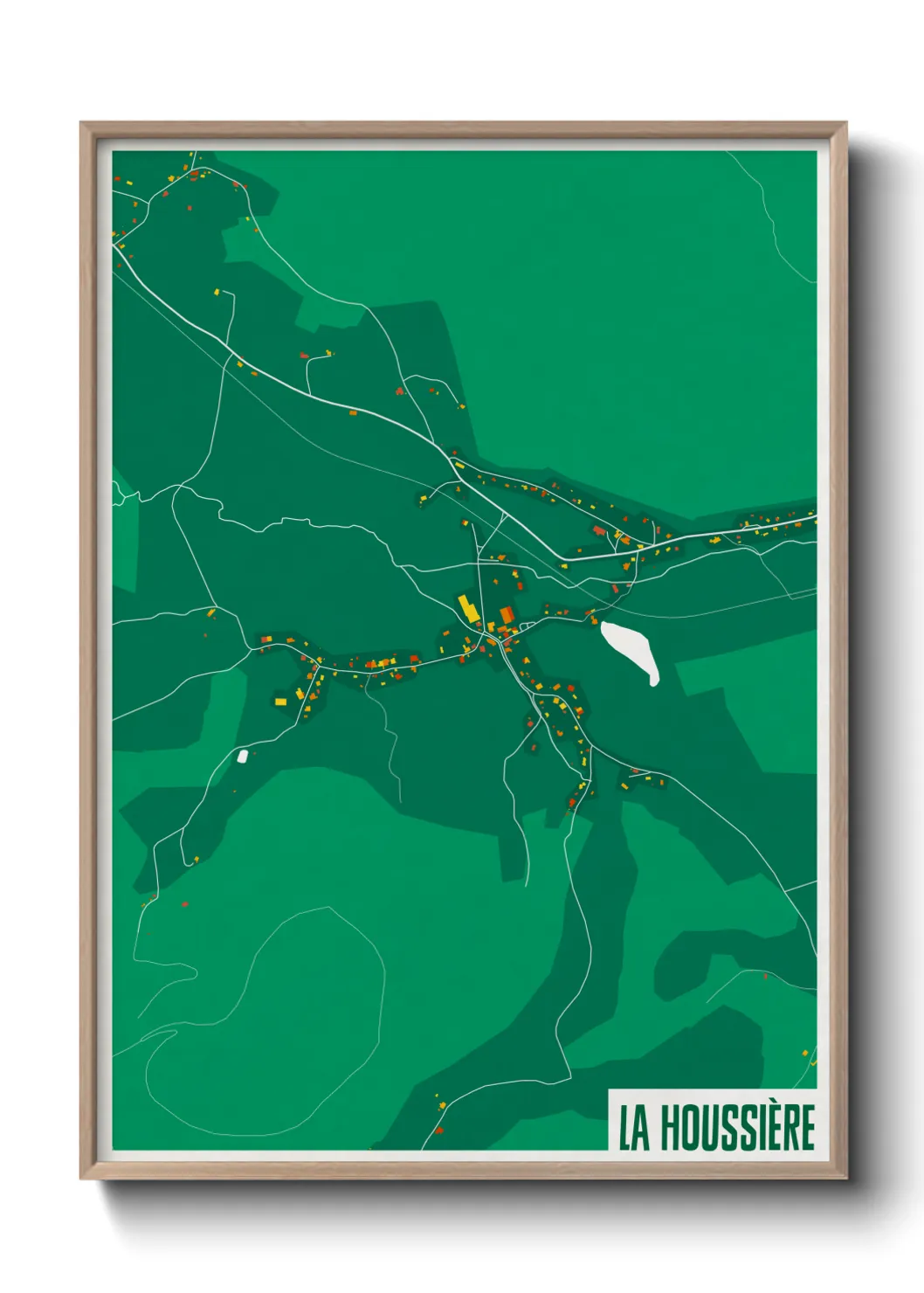 Un poster carteLa Houssière