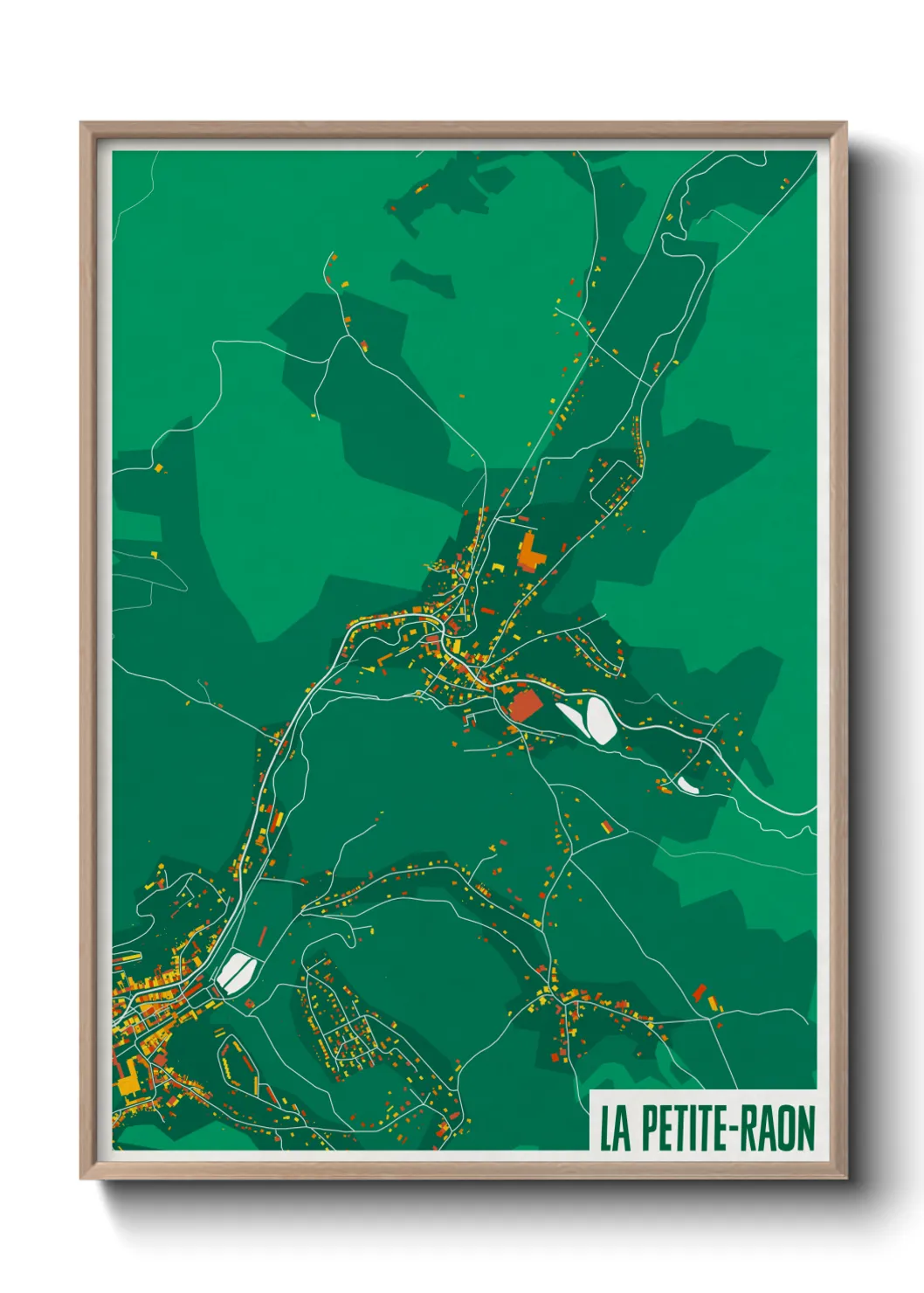 Un poster carteLa Petite-Raon