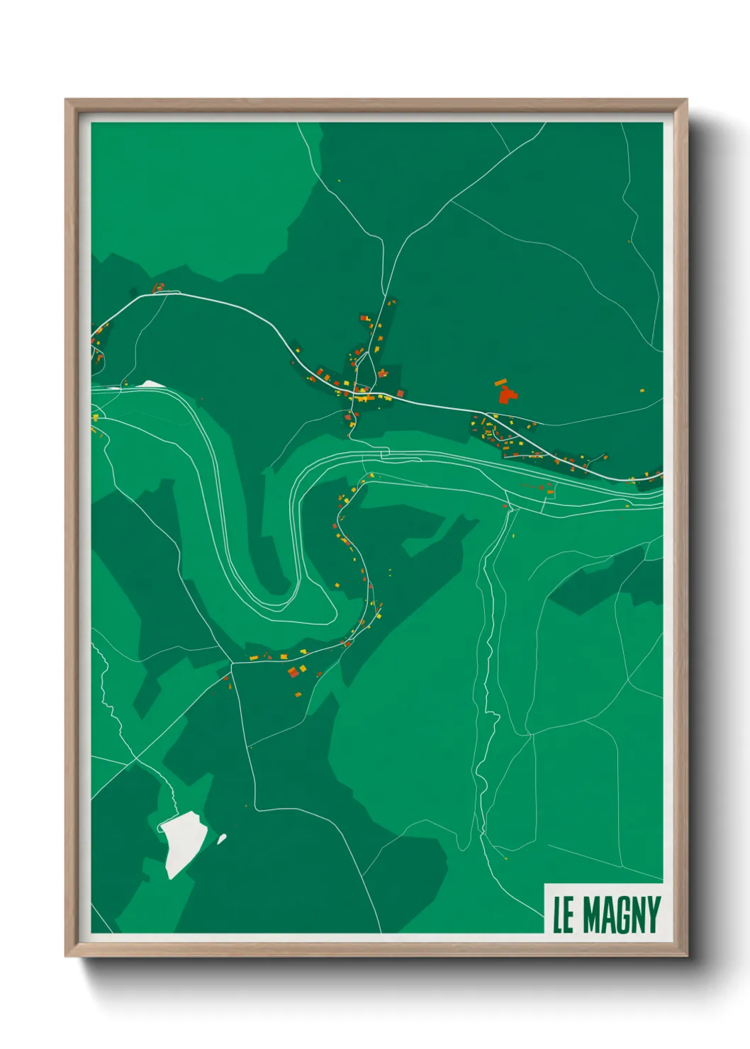 Un poster carteLe Magny