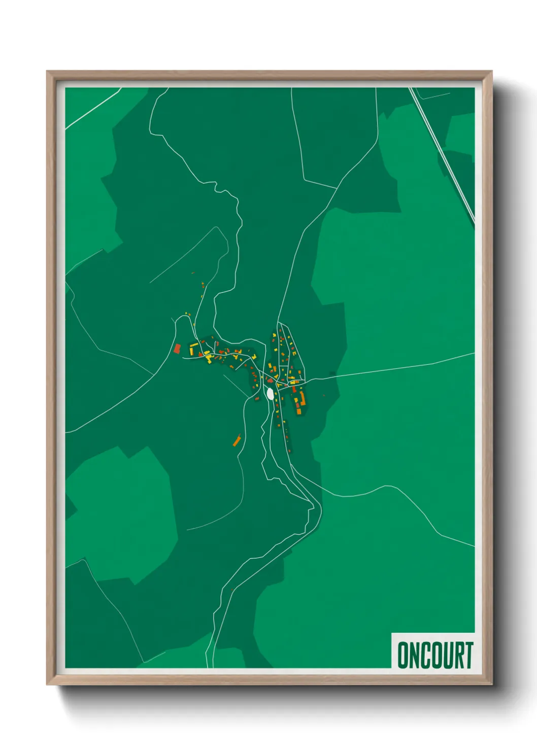 Un poster carteOncourt