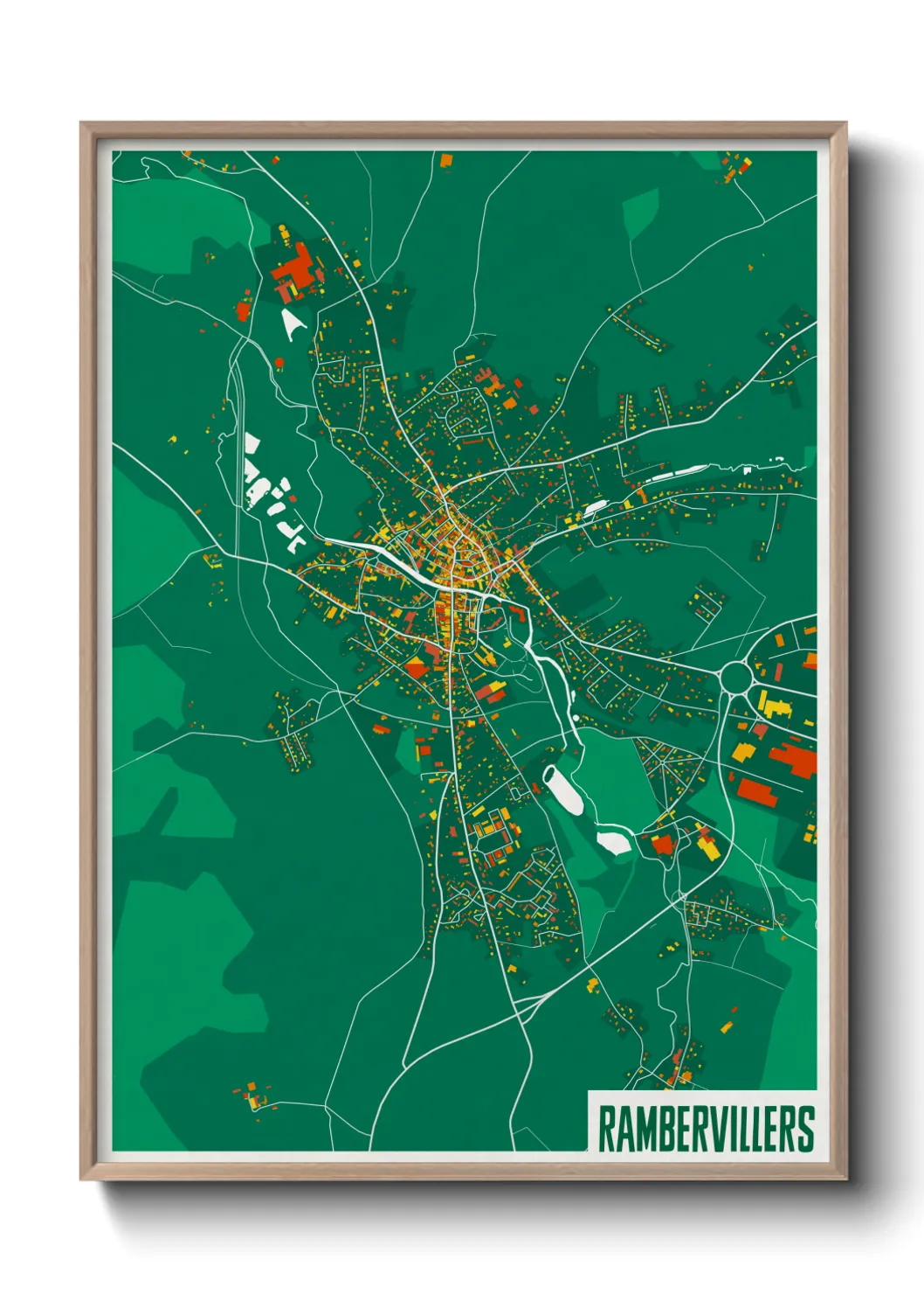 Un poster carteRambervillers