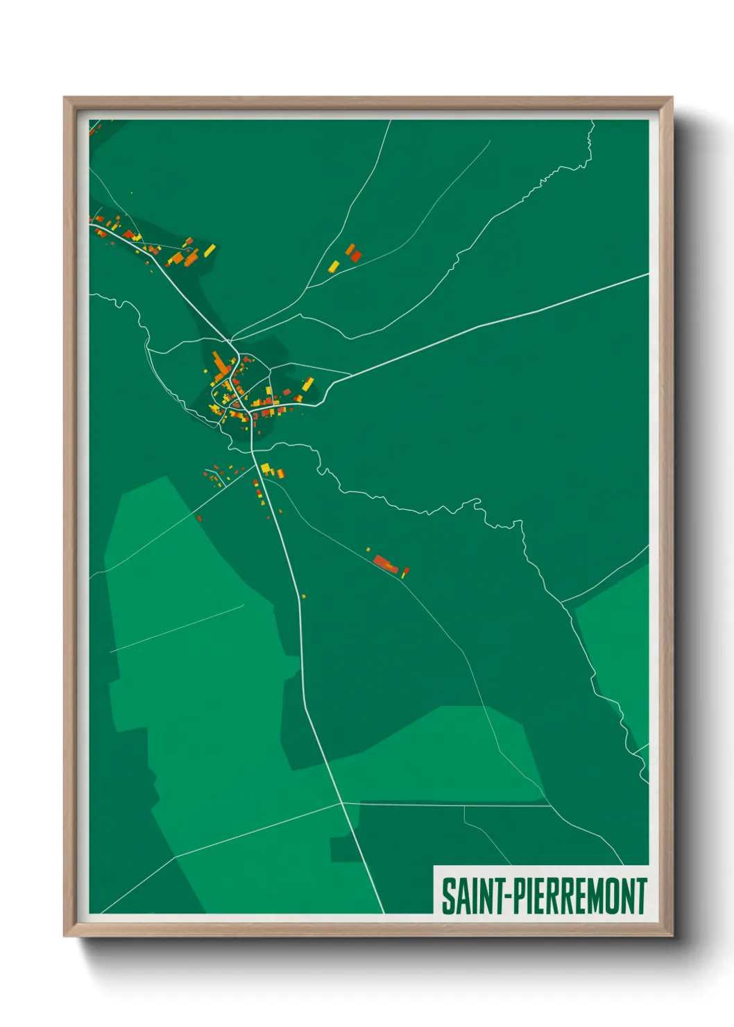 Un poster carteSaint-Pierremont