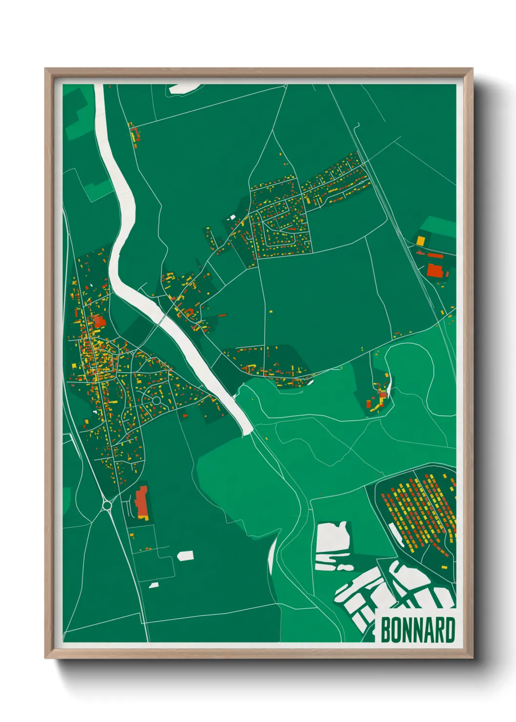 Une affiche de carte sur Bonnard