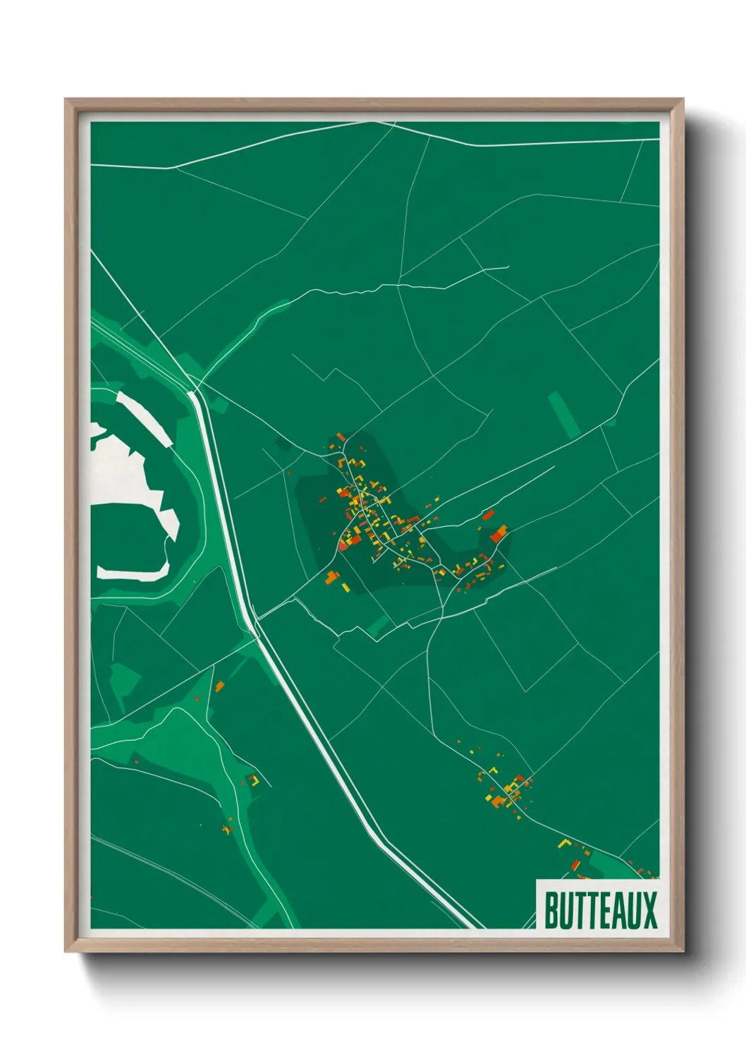 Un poster carteButteaux