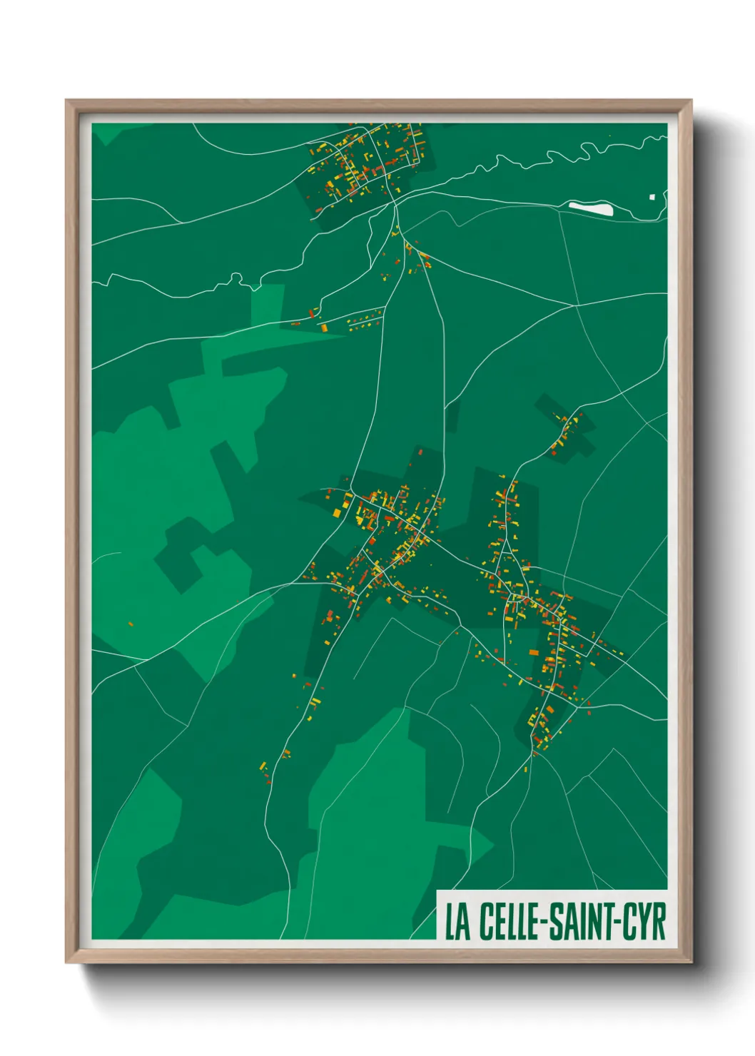 Un poster carteLa Celle-Saint-Cyr