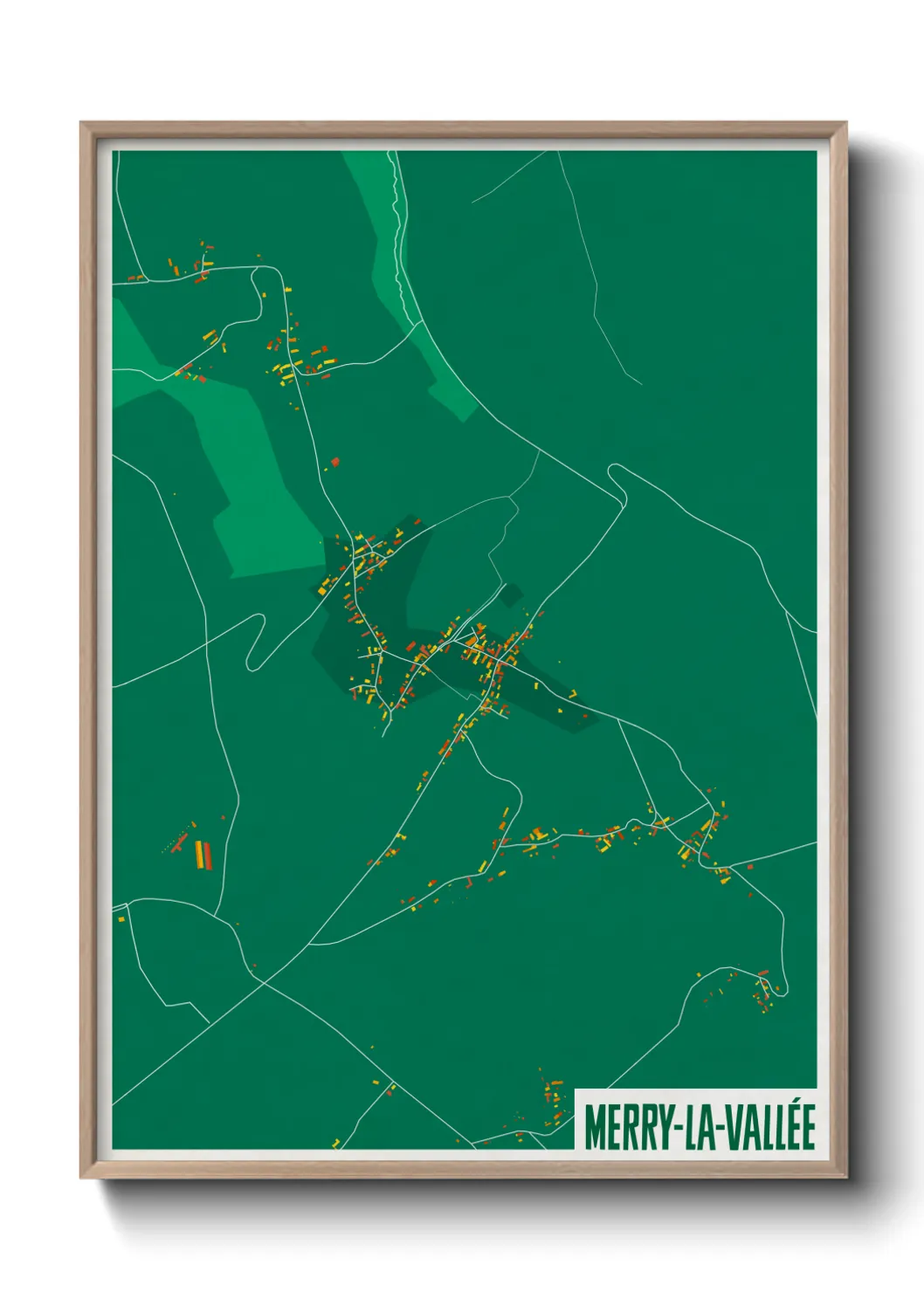 Un poster carteMerry-la-Vallée