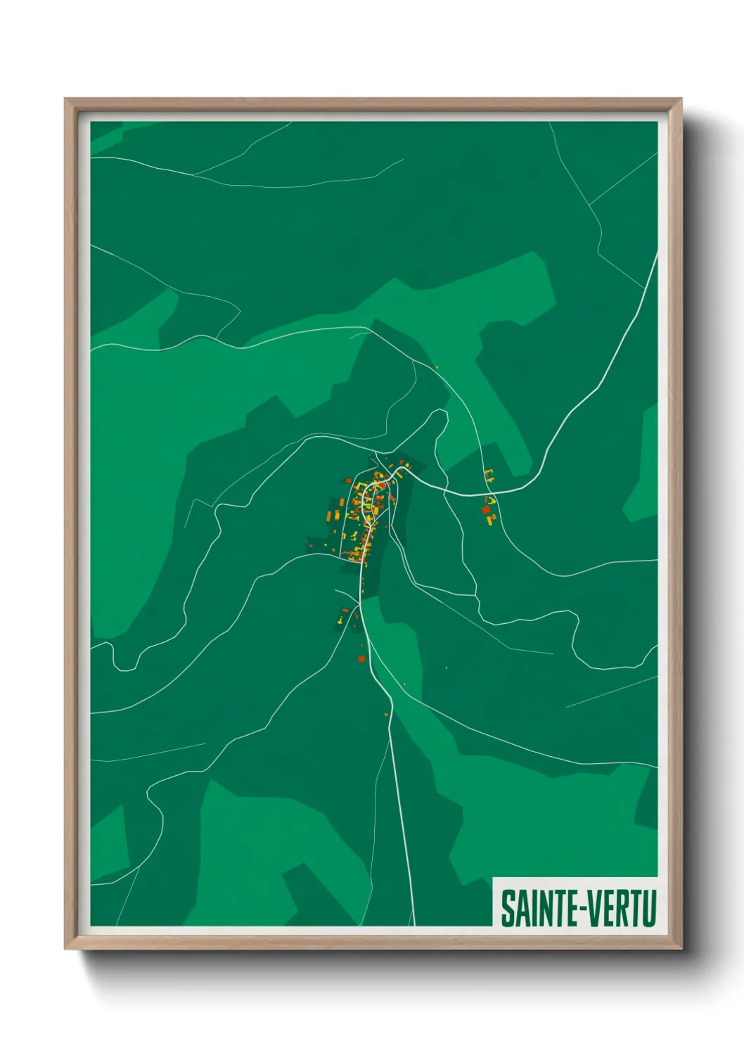 Un poster carteSainte-Vertu