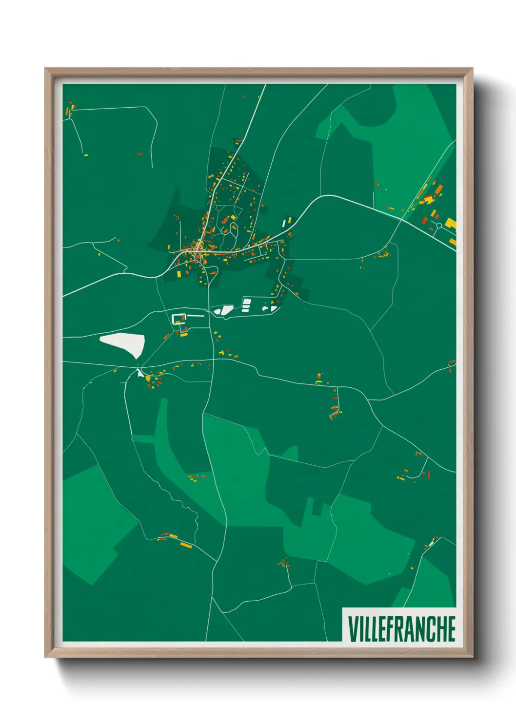 Un poster carteVillefranche